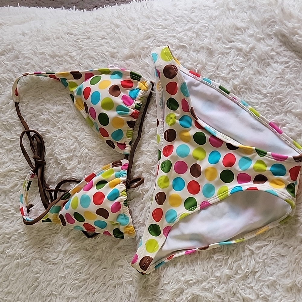 Polka-dot bikini